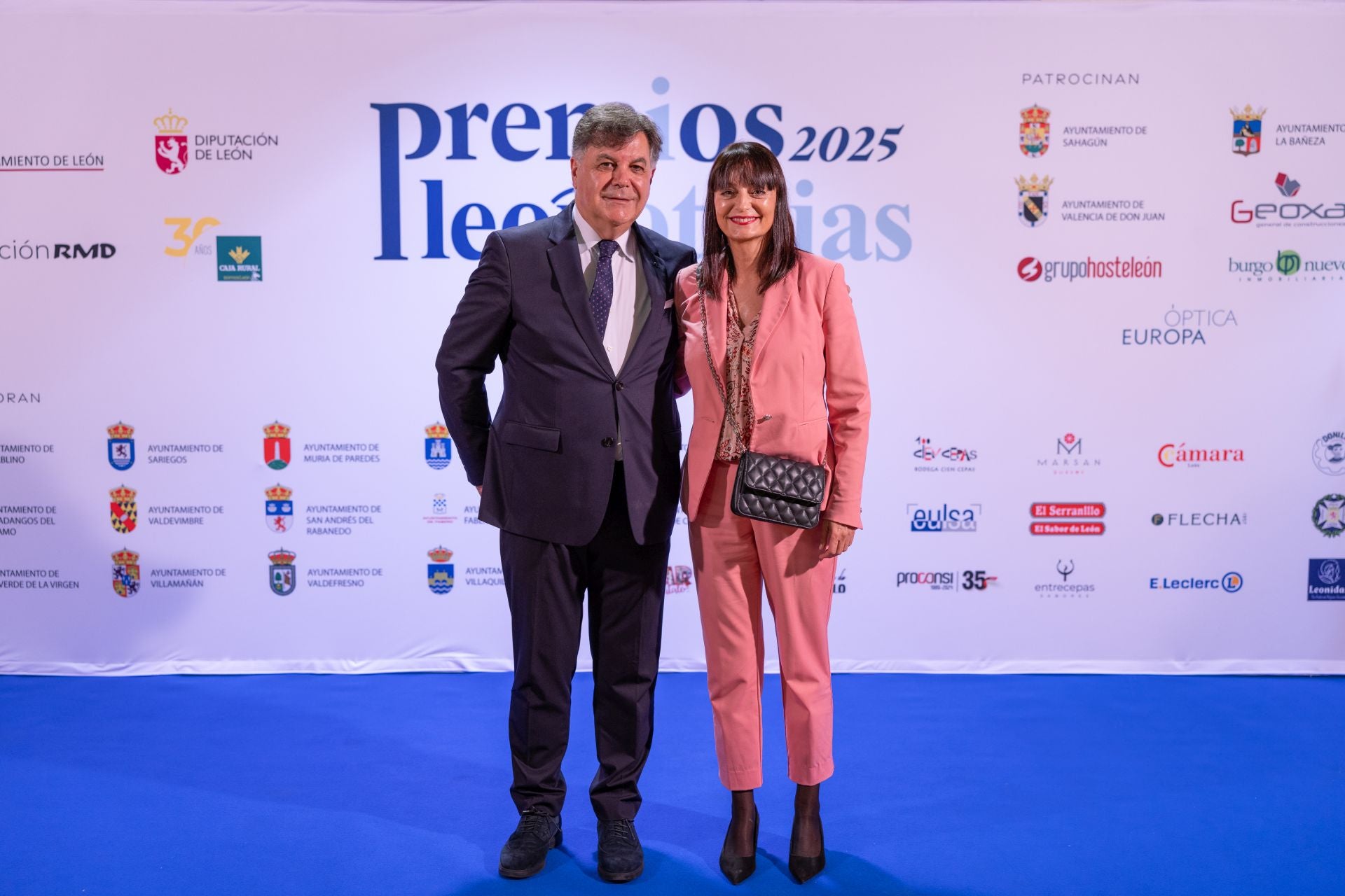 Luis González del Río, de Embutidos Ezequiel; y Adela Guerrero, del Hotel Infantas.