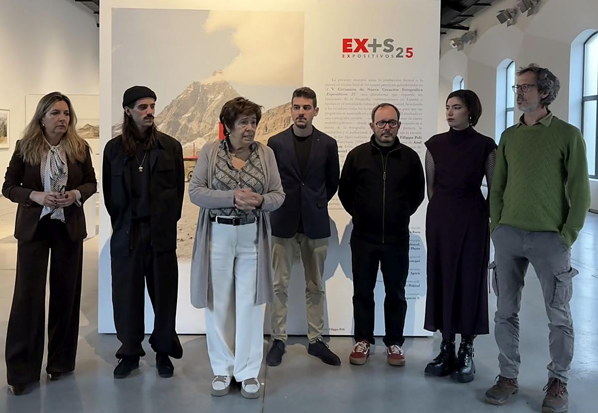 Imagen de la inauguración de la exposición.