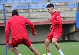 Entrenamiento de la Cultural previo al choque en Riazor.
