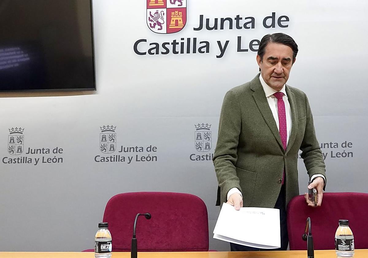 El consejero de Medio Ambiente, Juan Carlos Suárez-Quiñones.