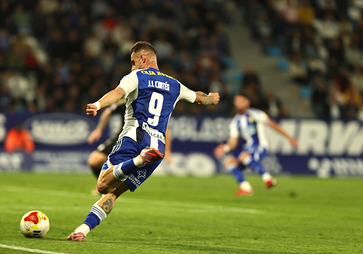 Cortés, en el último duelo de la Deportiva.