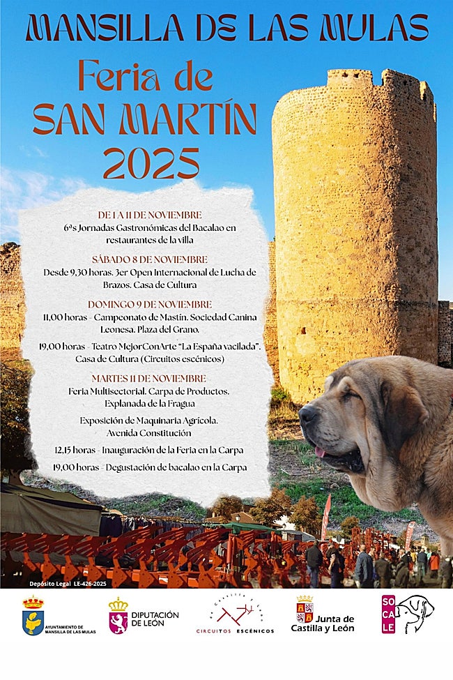Cartel feria San Martín, Mansilla de las Mulas