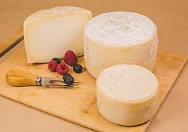 Unos quesos de una de las empresas galardonadas.