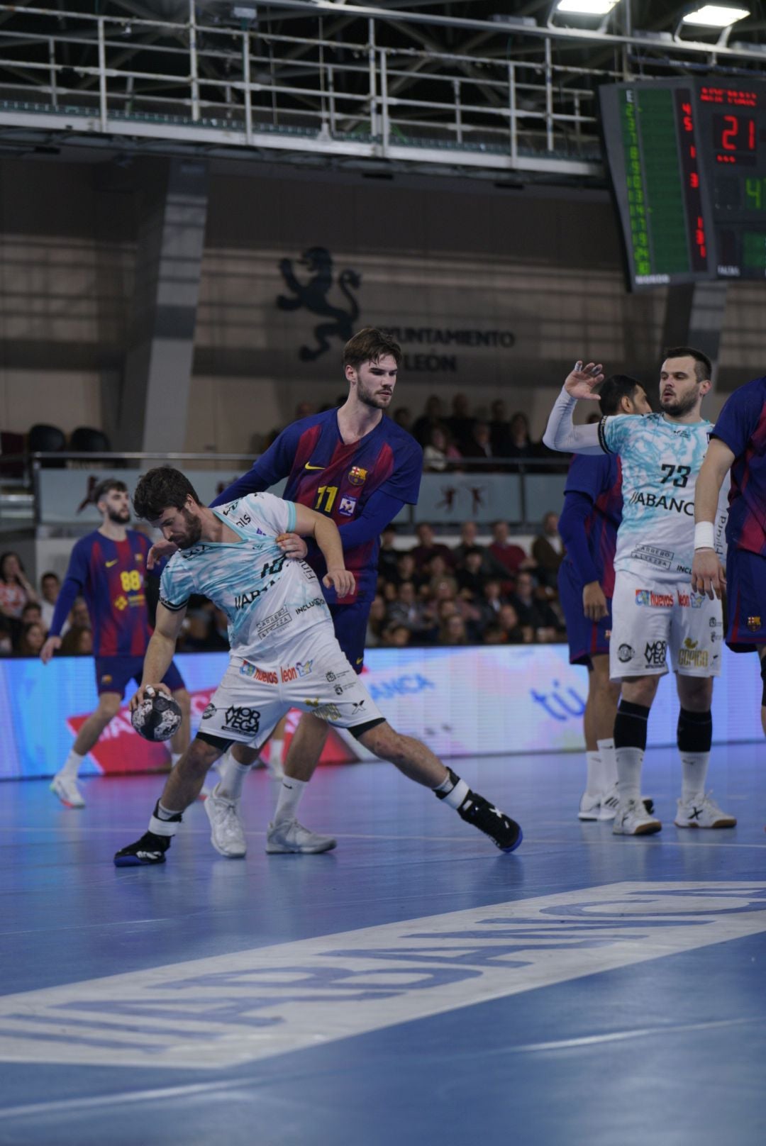 Las mejores imágenes del Abanca Ademar - F.C. Barcelona