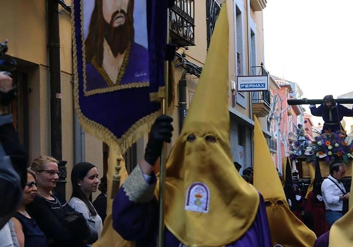 Una imagen de la procesión de la cofradía.