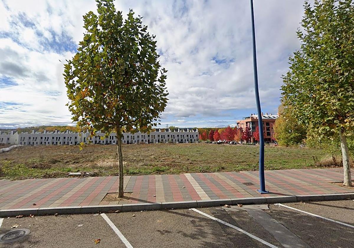 Ubicación elegida para la construcción de esta piscina.