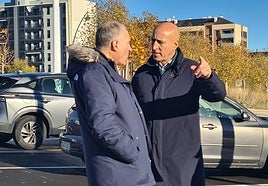 El portavoz de UPL junto al alcalde de León.