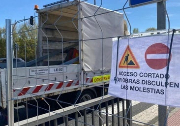 Las obras del paso inferior de La Granja con la LE-20 afectarán a los vecinos del sur de León