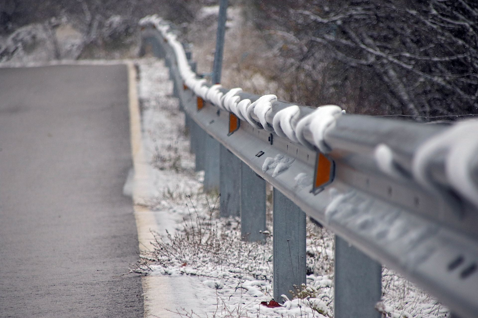 Las imágenes de la nieve en la montaña de León