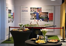 Imagen de la nueva zona vip del estadio