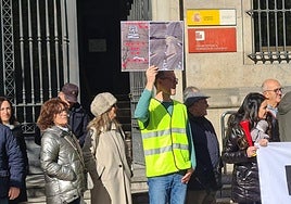 Las imágenes de la protesta de los vecinos de la N-630