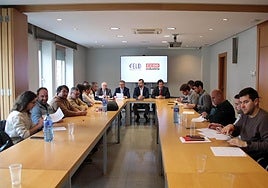 Firma del convenio de industria siderometalúrgica de la provincia de León.