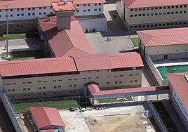 Vista aérea de la cárcel de León.