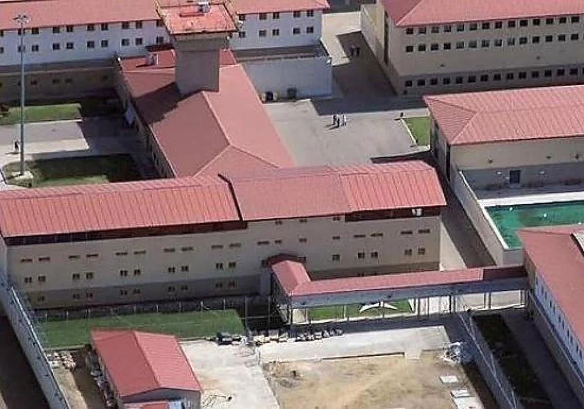 Vista aérea de la cárcel de León.