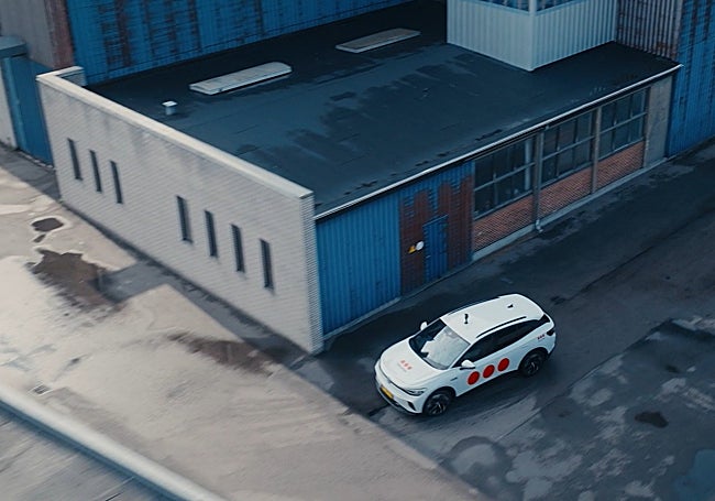 Coche de vigilancia de Securitas