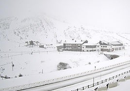 La nieve llega con fuerza a León.