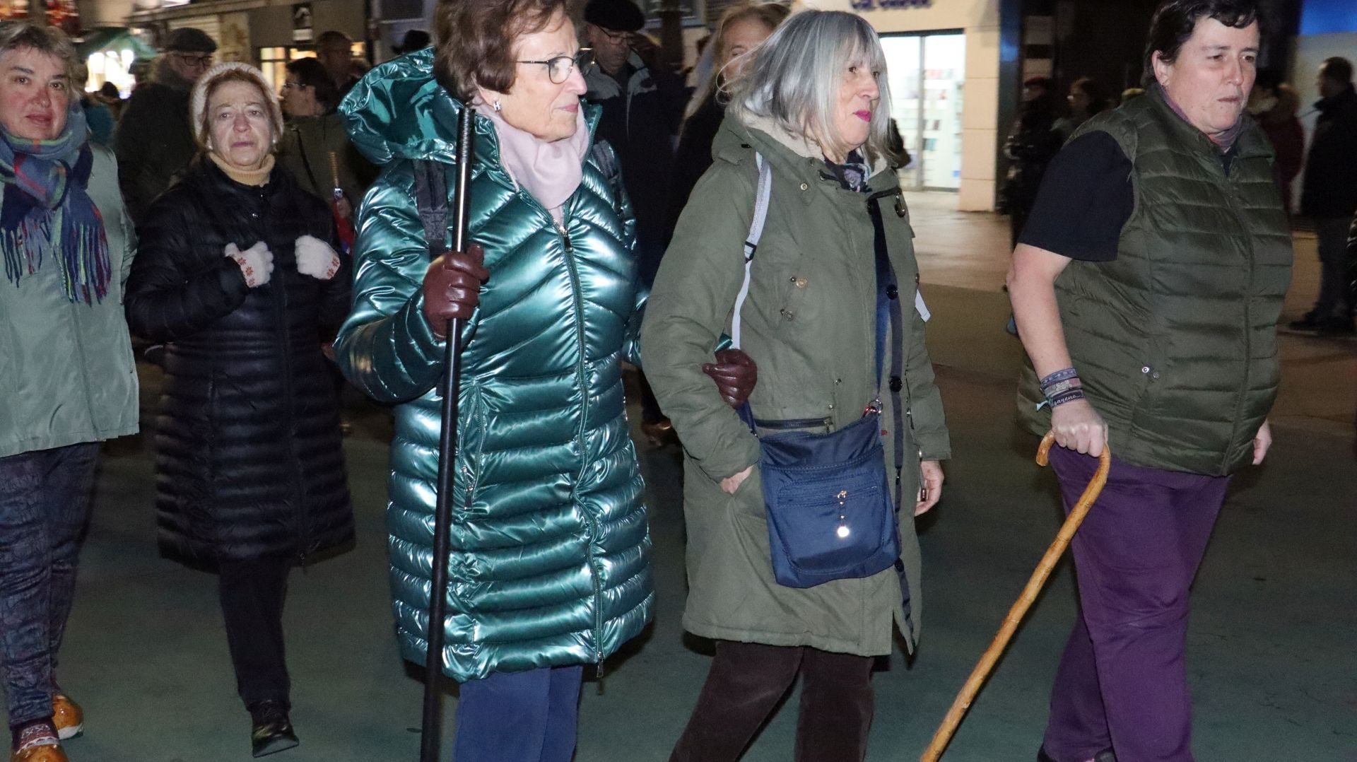 Las imágenes de la madreñada por las calles de León