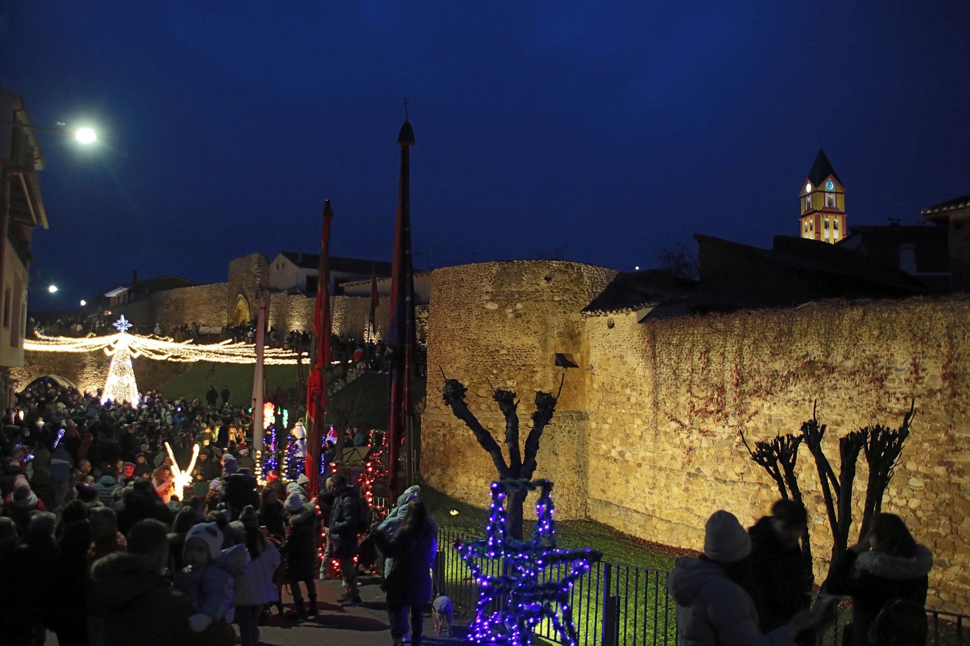 Así ha sido el encendido del pueblo europeo de la Navidad