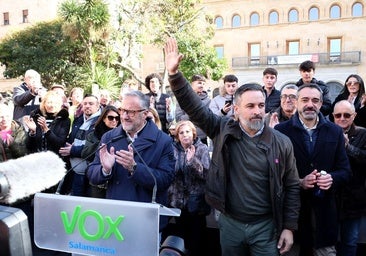 Abascal afirma que en Castilla y León no hay presupuesto porque el PP «no quiere aceptar lo que acepta en otros lugares»