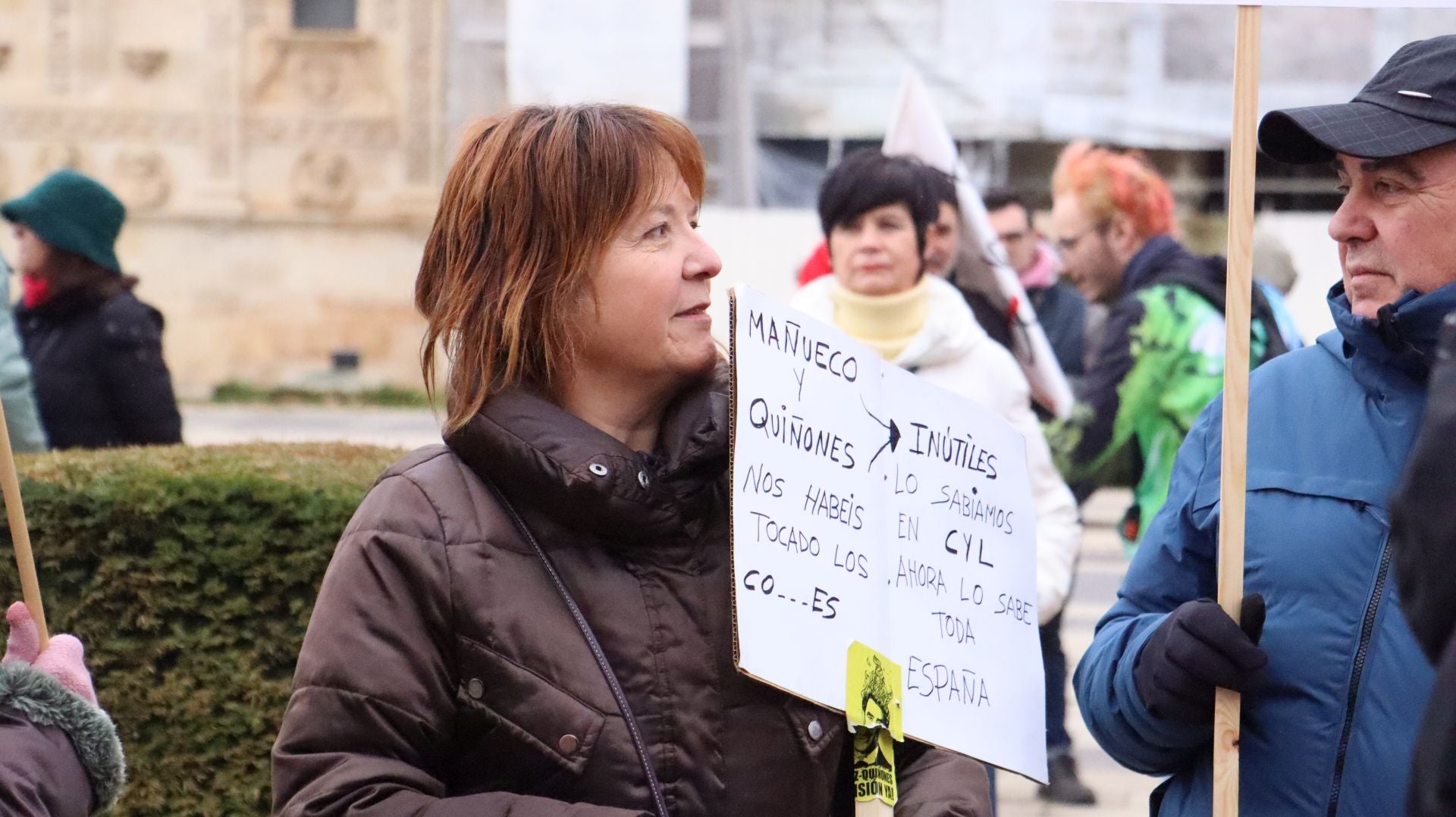 Las imágenes de la movilización &#039;Respeto&#039; en León por la gestión de los incendios forestales