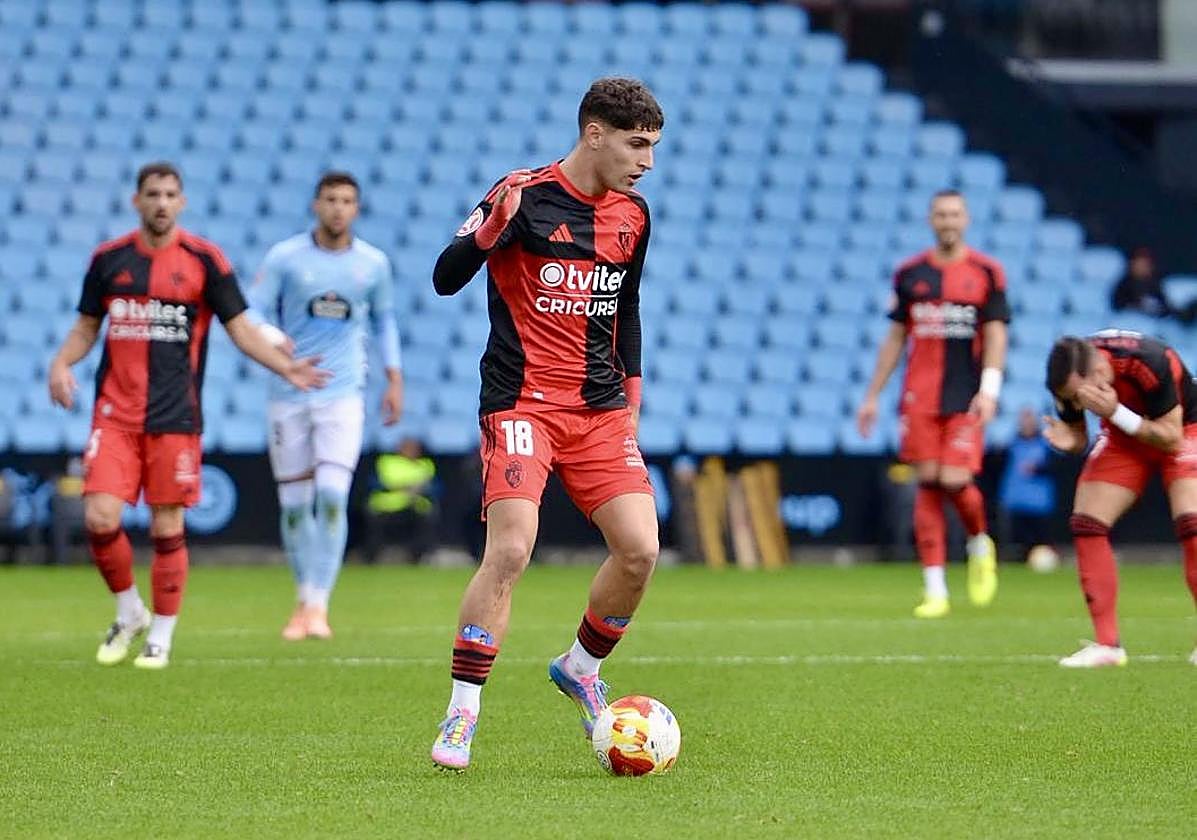 Un instante del partido en Balaídos.