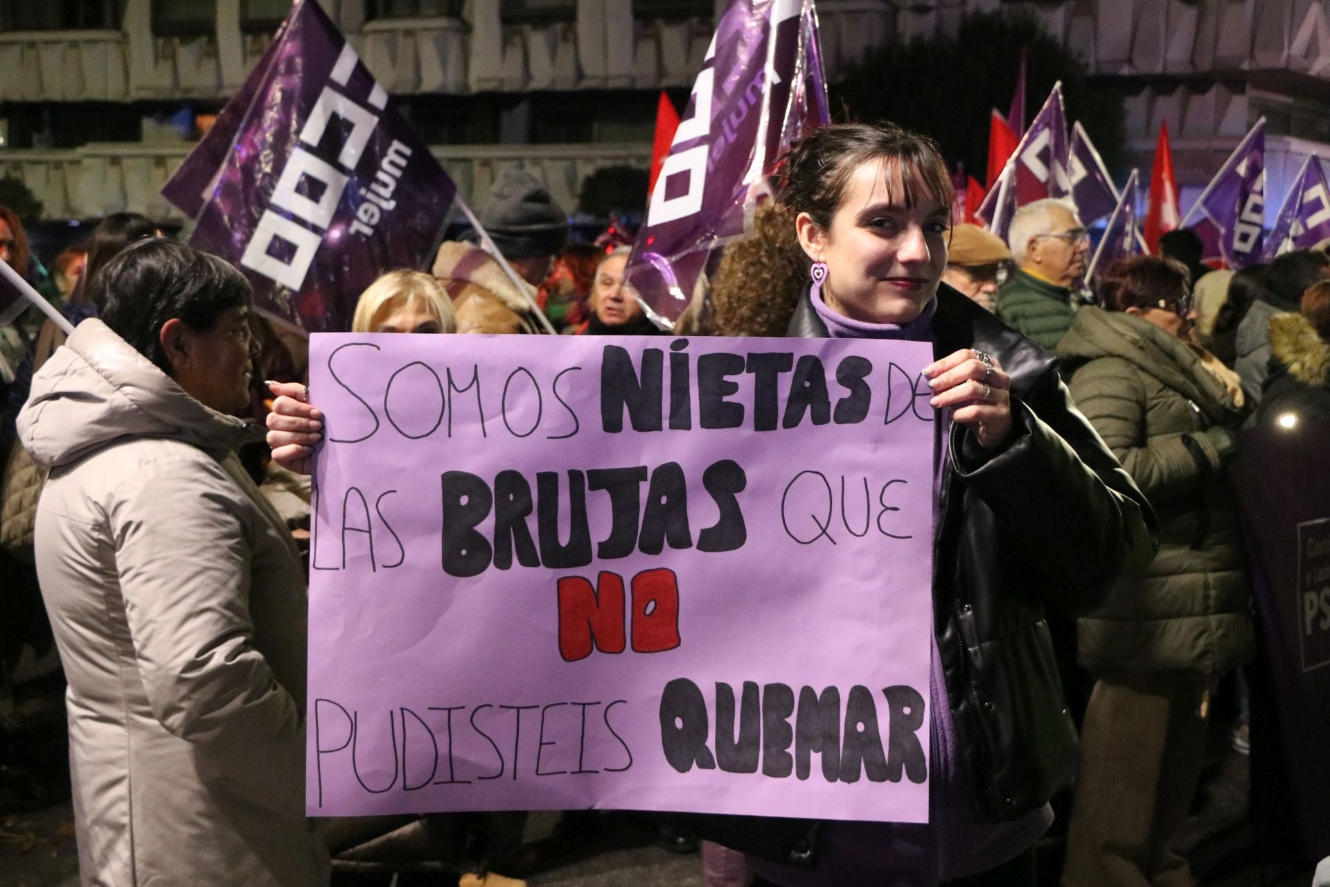 Las imágenes de la manifestación del 25N en León