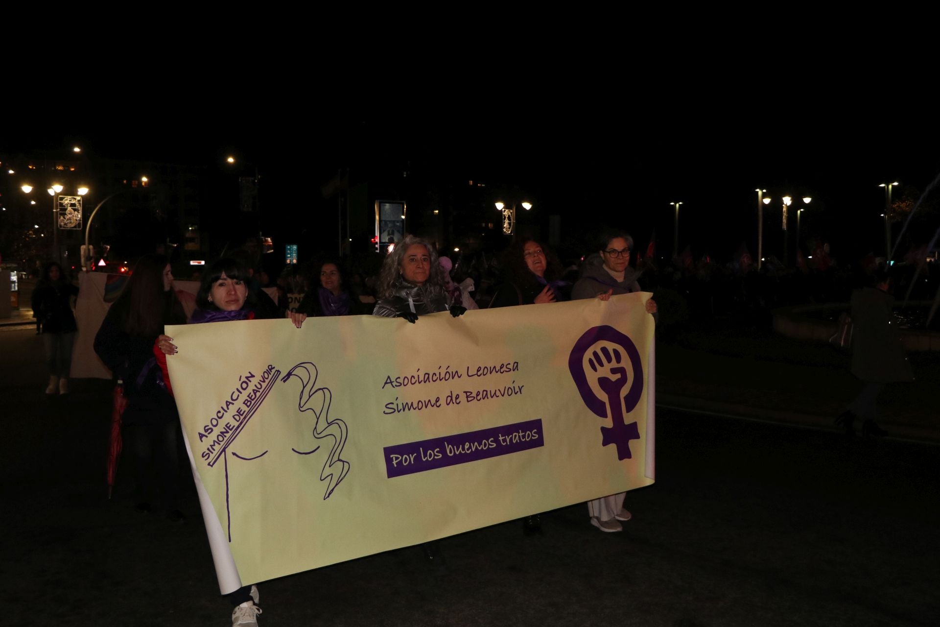 Las imágenes de la manifestación del 25N en León