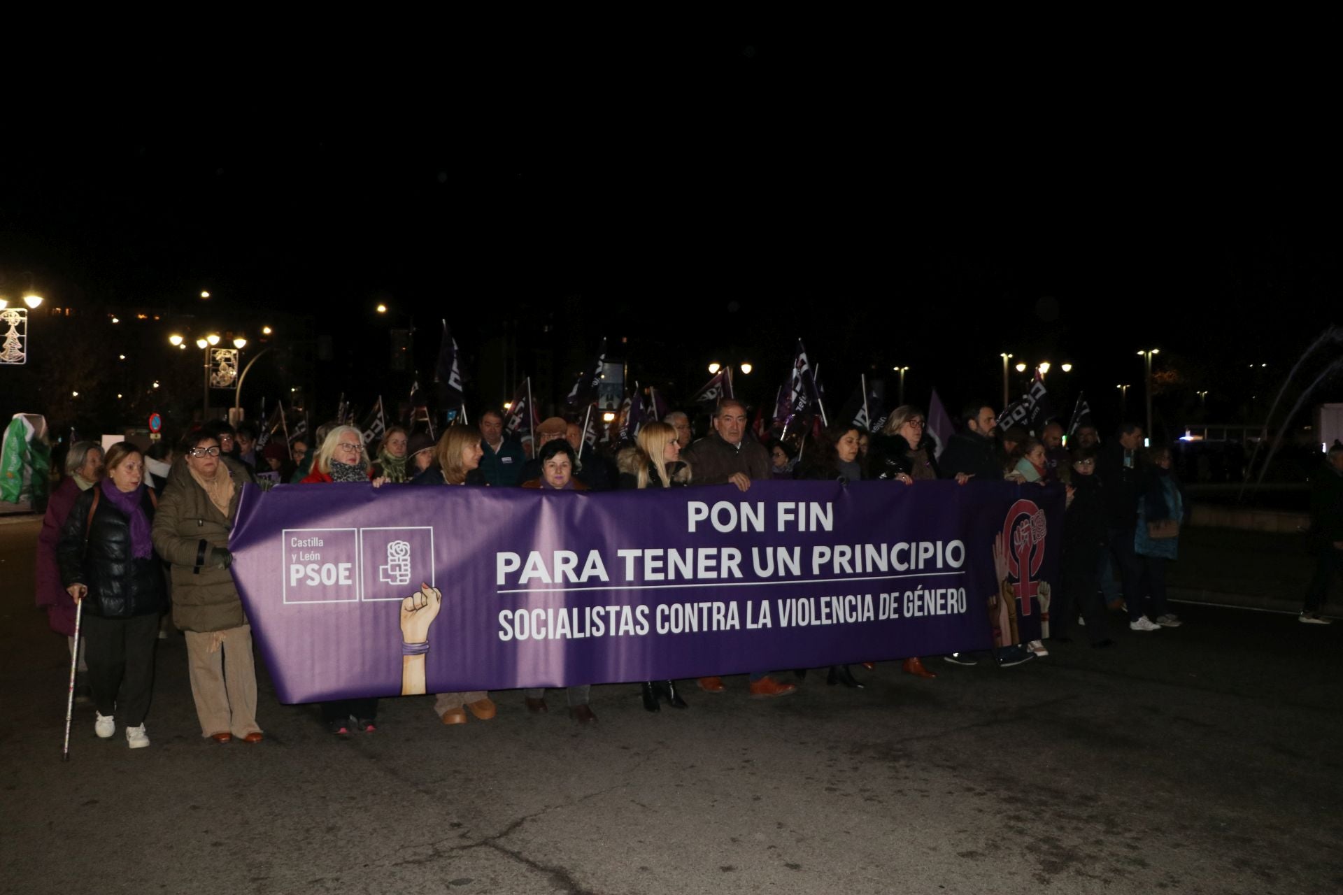 Las imágenes de la manifestación del 25N en León