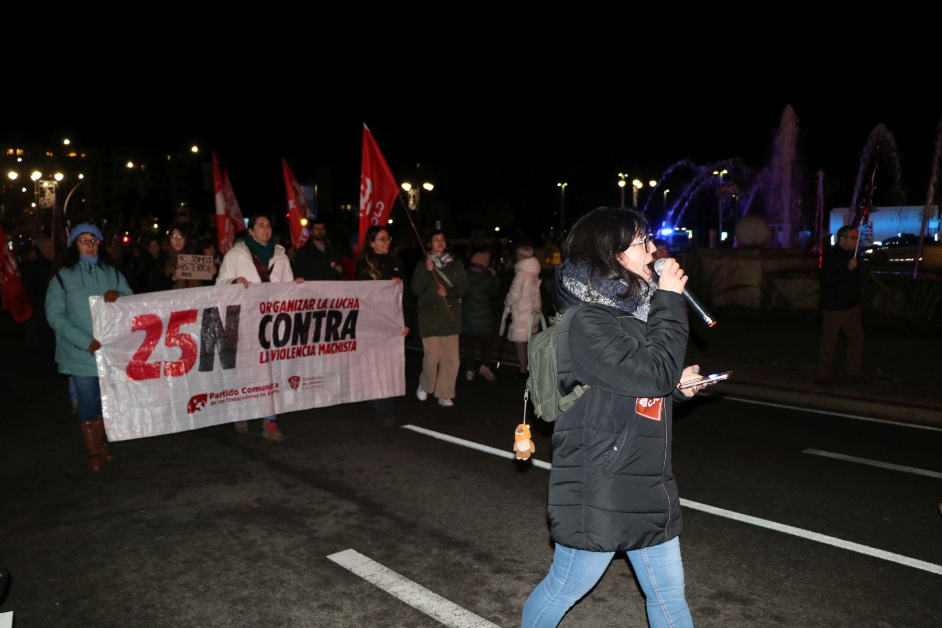 Las imágenes de la manifestación del 25N en León