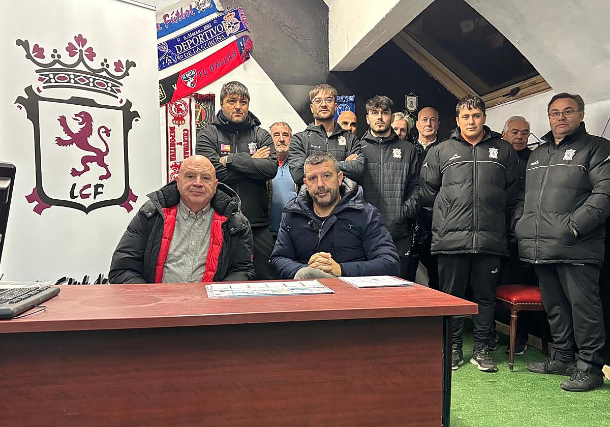 Imagen de la rueda de prensa del León Club.