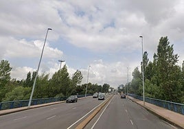 Lugar del accidente en León.