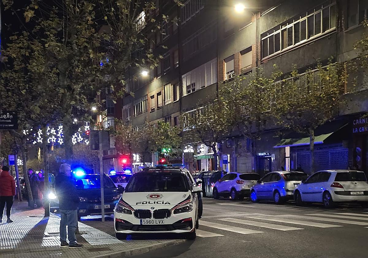 Imagen de la intervención policial en Pendón de Baeza.