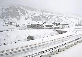 Imagen de archivo de nieve en León.