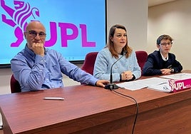 Rueda de prensa de UPL.