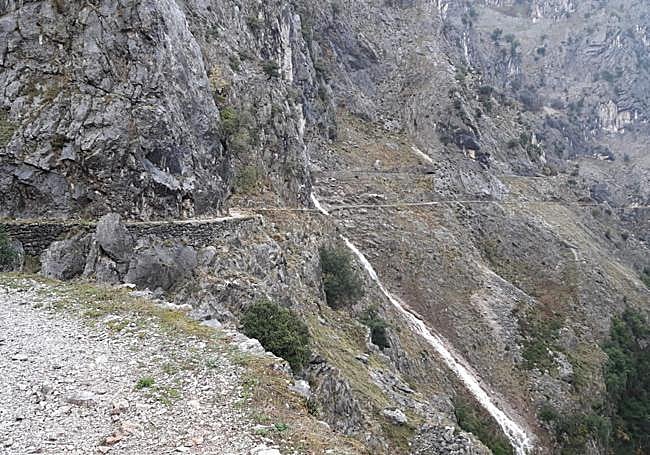Zona que ha obligado a cortar la ruta.