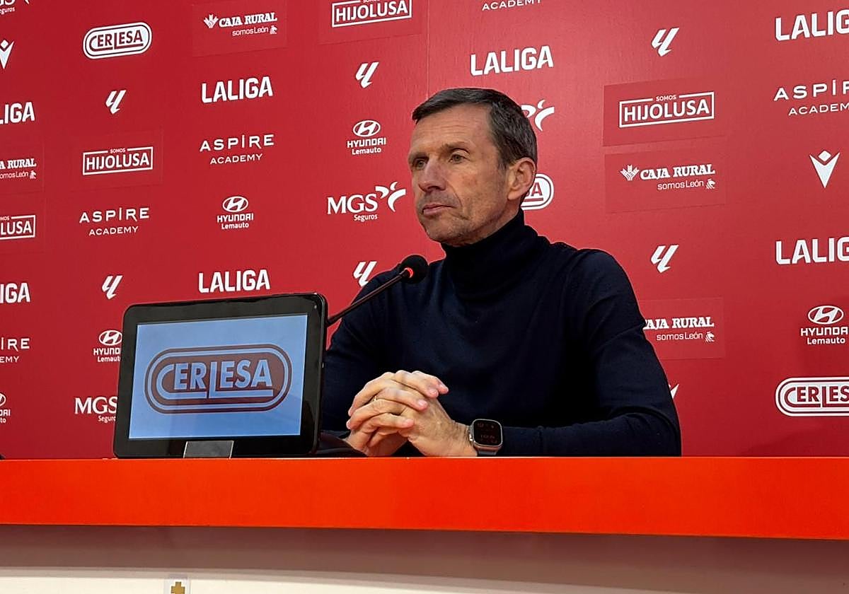 Ziganda, en la comparecencia previa al encuentro ante el Andorra.