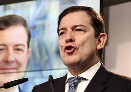 El presidente de la Junta de Castilla y León, Alfonso Fernández Mañueco.