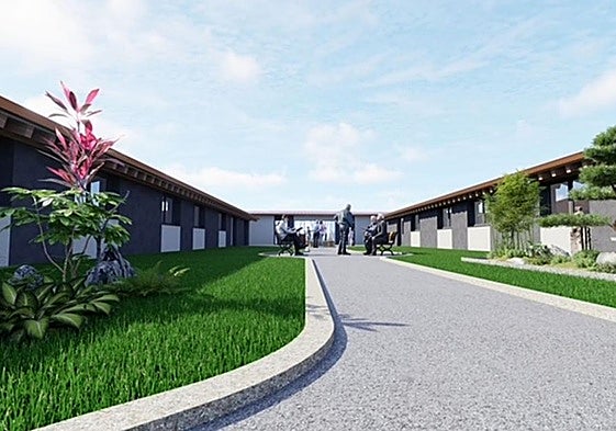 Recreación de cómo será la nueva residencia.