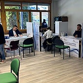 Imagen de las entrevistas exprés reralizadas en León.