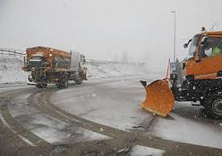 Aviso amarillo por nieve para la tarde de este jueves en León