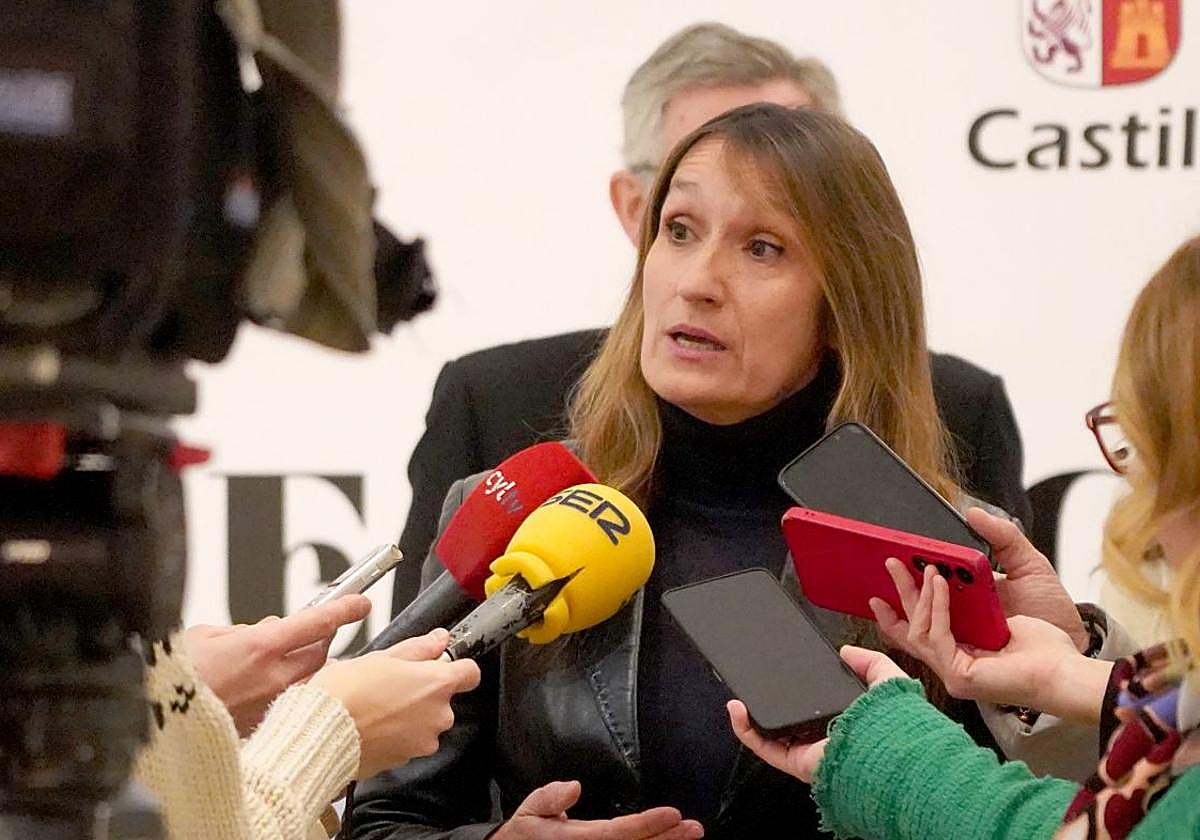 La consejera de Educación este miércoles.