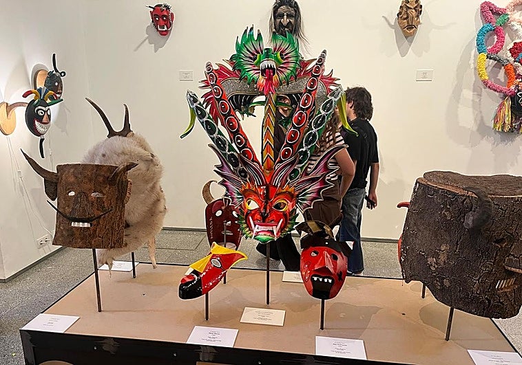 Las máscaras leonesas ponen rumbo a Portugal para una exposición con mucho folclore