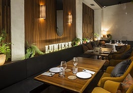 El Restaurante Lumière cuenta con amplios espacios llenos de personalidad