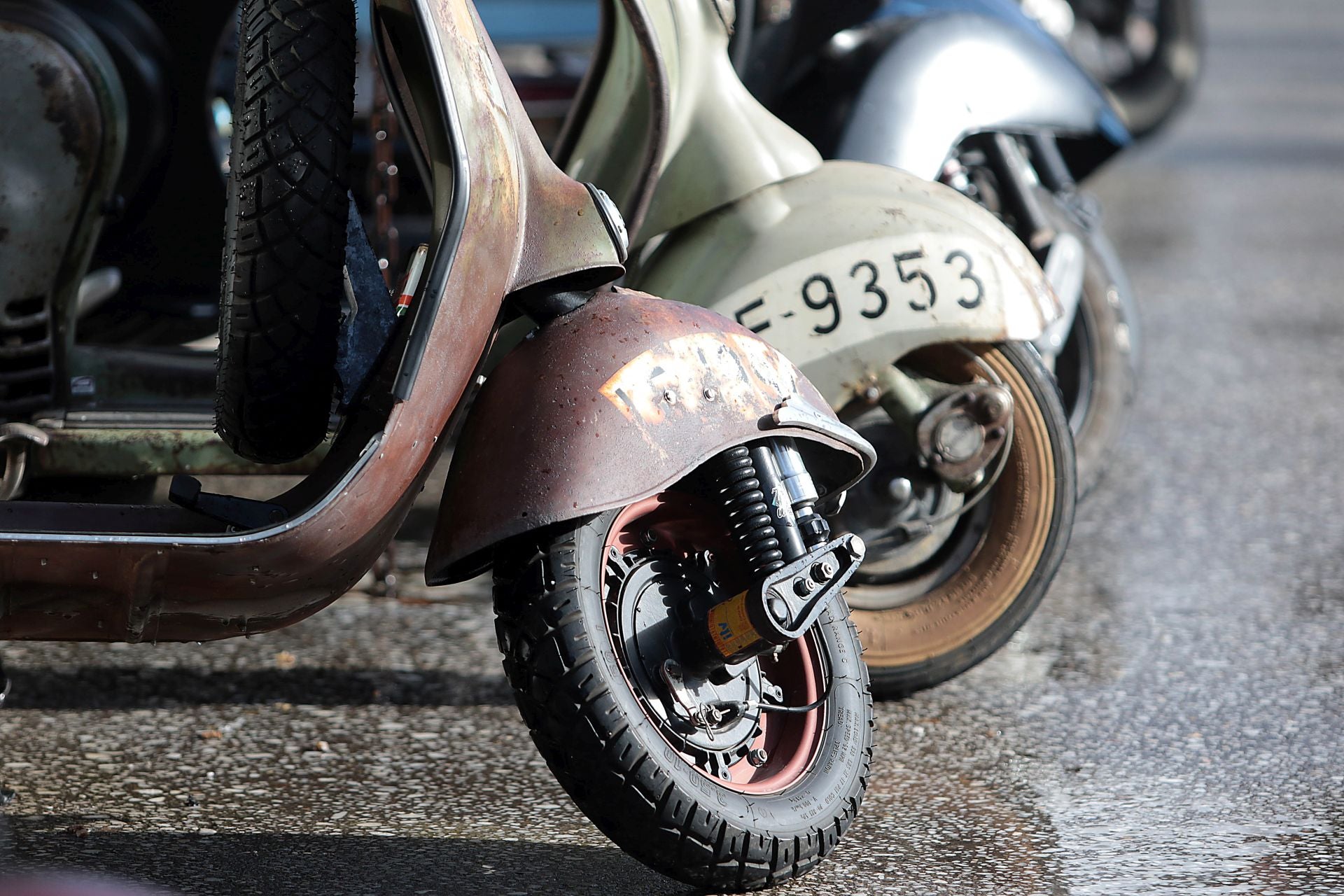 Las imágenes de la &#039;Scooter Run&#039; 2025 en León