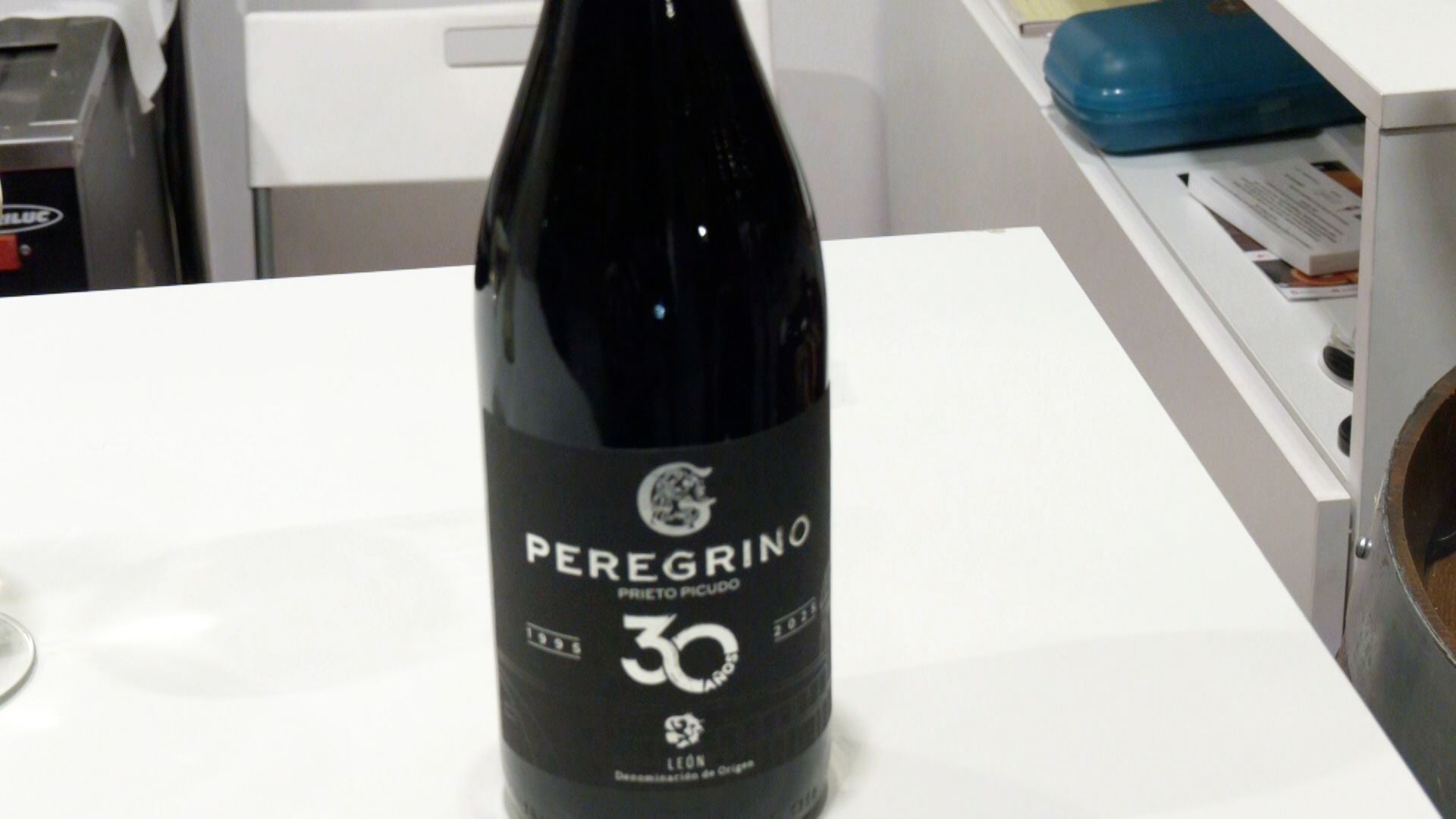 Botella Peregrino 30 aniversario de Bodegas Gordonzello