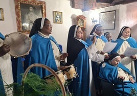 Tradicional aguinaldo a la Concepcionistas de León