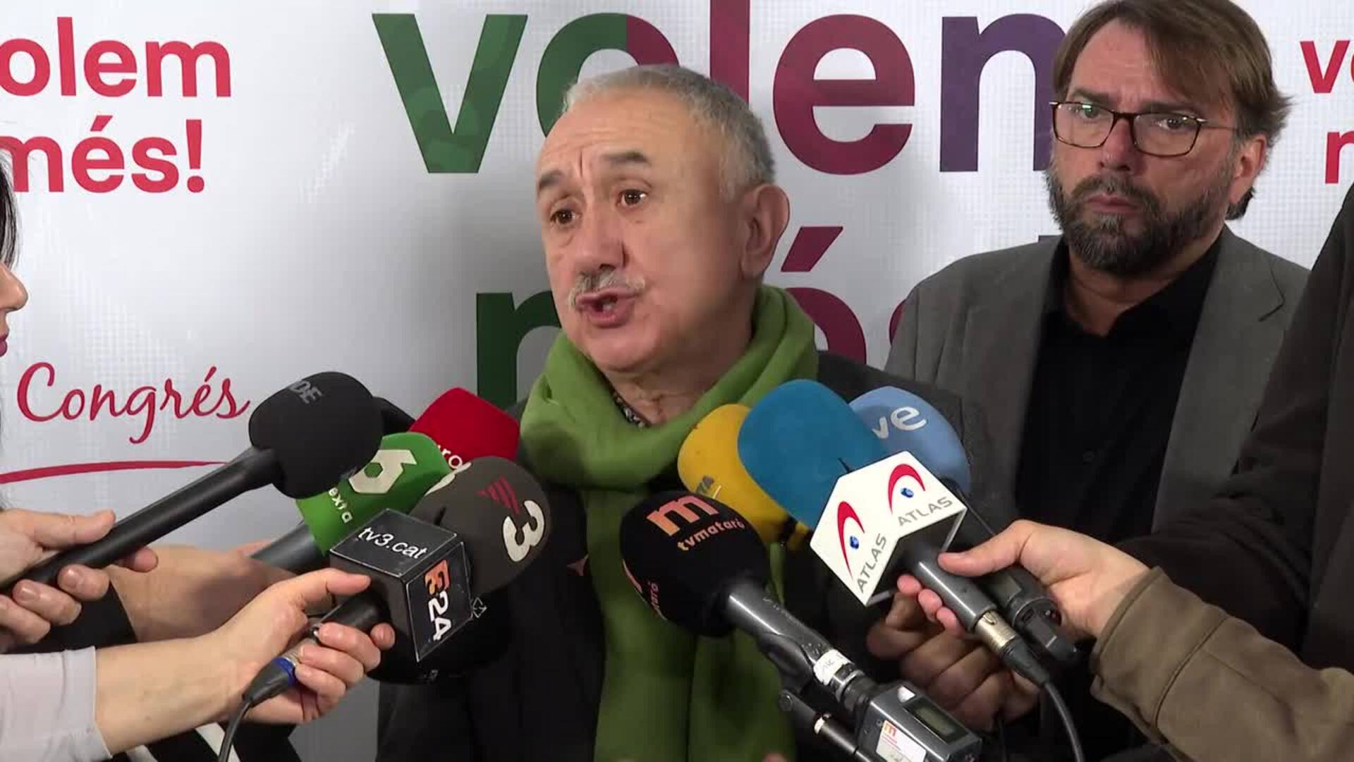 Álvarez (UGT) pide pactar el SMI "la semana que viene a más tardar"