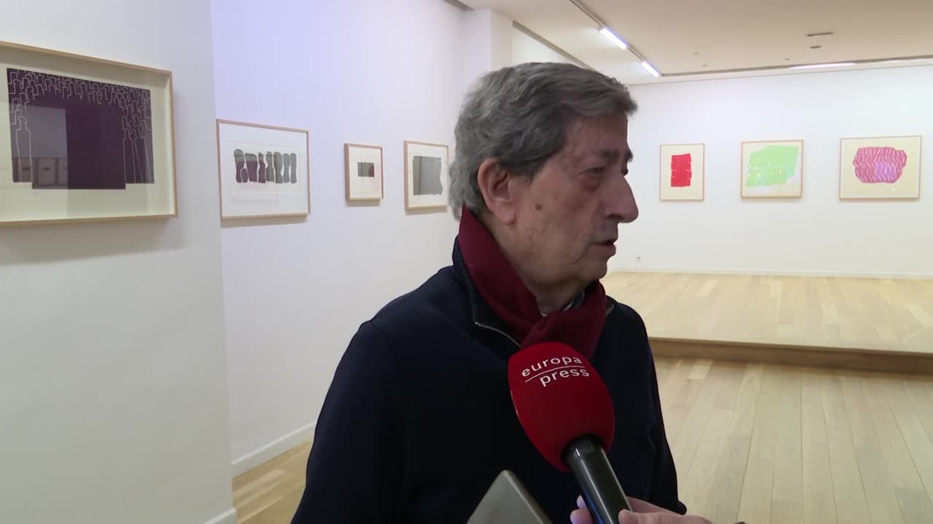 La galería Lumbreras de Bilbao acoge la exposición 'Agustín Ibarrola. Grabados'