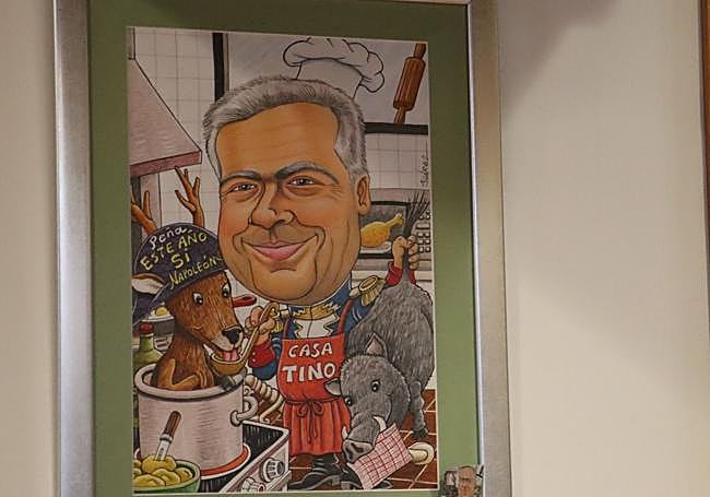 Imagen de uno de los cuadros de las paredes de Casa Tino.