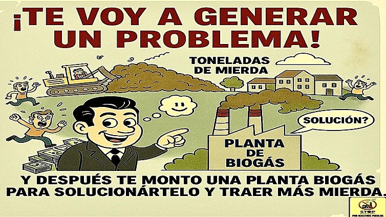 La lucha contra la planta de biogás en Vidanes da un paso más en Internet